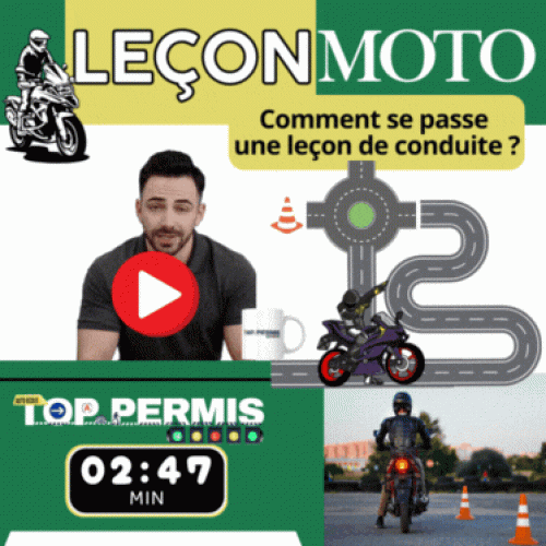 Permis Moto : Comment se passe une leçon de conduite ?